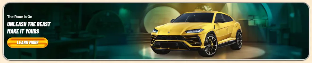 Vegasino "Απελευθέρωση του Θηρίου" πολυτελές SUV προωθητική αφίσα